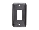 Switch Faceplate 0.550" x 1.125" Cutout Size Black RV Camper Travel Trailer