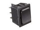 Switch 14 Volt DC 5 Amp Max 0.872" x 1.071" Cutout Black RV Camper Trailer