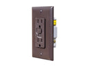 Receptacle Ground Fault Interrupter Brown RV Camper Travel Trailer
