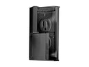 Receptacle Weatherproof Dual Receptacle Black RV Camper Travel Trailer