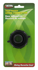 T01-0094VP Drain Connector 1-1/2" x 3/4" Carded Camper RV Travel Trailer