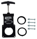 T1001VP Waste Valve Body 1-1/2" Carded Handle Actuated Camper RV Travel Trailer