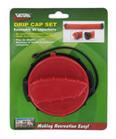 T1020-3VP Drip Cap Set Carded Sewer Cap With Strap Camper RV Travel Trailer