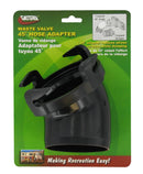 T1025VP Hose Adapter 45° Black Carded 45 Degree Camper RV Travel Trailer