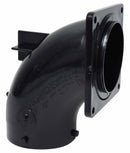 T1035 90° Ell 3" Bayonet x 3" Rotating Flange Plastic Camper RV Travel Trailer