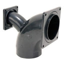 T1036-1 2-Way Ell Sewer Waste Valve Fitting With Flange Camper RV Travel Trailer