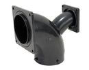 T1036 2-Way Ell Sewer Waste Valve Fitting With Flange Camper RV Travel Trailer
