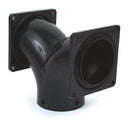 T1039 2-Way Ell Sewer Waste Valve Fitting With Flange Camper RV Travel Trailer