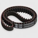 One coiled Gates T229 toothed engine timing belt