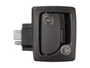 Entry Door Handle Black Built-In Dead Bolt Latch RV Camper Travel Trailer