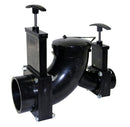 T80A Ell Double Rotating Valve Sewer Waste Valve Camper RV Travel Trailer
