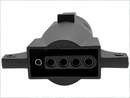 Trailer Wiring Connector Adapter 7-Way RV Blade To 5-Way Flat RV Camper Trailer