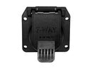 Trailer Wiring Connector 7-Way Pin Blade Nylon Housing RV Camper Travel Trailer