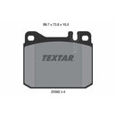 Front Brake Pad Set for Mercedes-Benz 300D 300SD 300TD 450SE 450SEL 450SL 450SLC