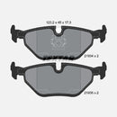 Rear Brake Pad Set for BMW 318i 323Ci 323i 323is 325Ci 325i 325is 325xi E36 E46