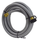 W01-4180 Flushing Hose 1/2" x 15' Gray Waste Water Hose Camper RV Travel Trailer