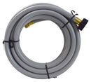 W01-4300 Flushing Hose 1/2" x 25' Gray Waste Water Hose Camper RV Travel Trailer