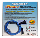 W01-5325 Heated Water Hose 1/2" x 25' Blue Camper RV Travel Trailer Motorhome