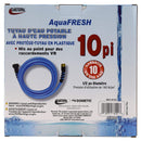 W01-8120 Drinking Water Hose 1/2" x 10' Blue Not Heated Camper RV Travel Trailer