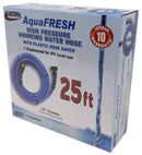 W01-8300 Drinking Water Hose 1/2" x 25' Blue Aqua Fresh Camper RV Travel Trailer