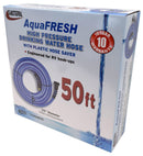 W01-8600 Drinking Water Hose 1/2" x 50' Blue Aqua Fresh Camper RV Travel Trailer