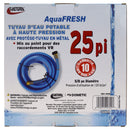 W01-9300 Drinking Water Hose 5/8" X 25' Blue Aqua Fresh Camper RV Travel Trailer