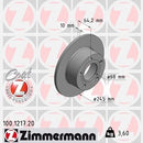 Rear Rotor 2-Pack Audi 100 Quattro A6 1989-2001
