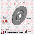 Front Rotor 2-Pack Volkswagen Jetta 1998-2001