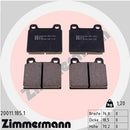 Front Brake Pad Set Volkswagen Transporter Vanagon 1975-1985
