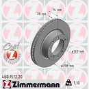 Front Rotor 2-Pack Porsche 944 968 1989-1995