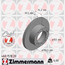 Front Rotor 2-Pack Porsche 944 1989