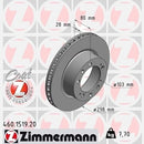 Front Rotor 2-Pack Porsche 911 1989-1992