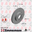 Front Rotor 2-Pack Volkswagen EuroVan 1993-2001