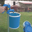Camco Collapsible Bucket Blue and White Camper RV Travel Trailer Pop Up Camping