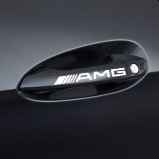 AMG Door Handle Logo Sticker Emblem Mercedes C230 C240 C280 C32 C320 C350 SLK230-0