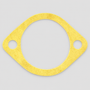 Single Apex AWO2029 flat yellow water outlet gasket with two bolt holes
