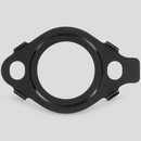 Single Apex AWO2168 black crossover pipe seal with two oval mounting holes and formed tabs