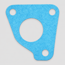 Single Apex AWO2170 blue adapter gasket with three bolt holes and central opening