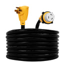 Camco PowerGrip 25' 50 Amp Locking Extension Cord Straight Camper RV Power Parts