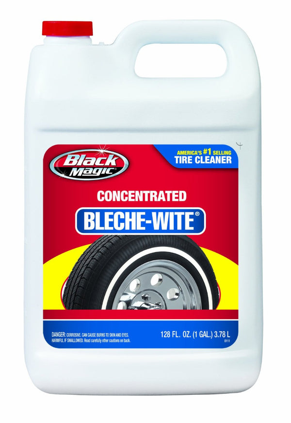 Gallon of Black Magic Bleche Wite Tire Cleaner Whitewalls Wheel Bleach White -0