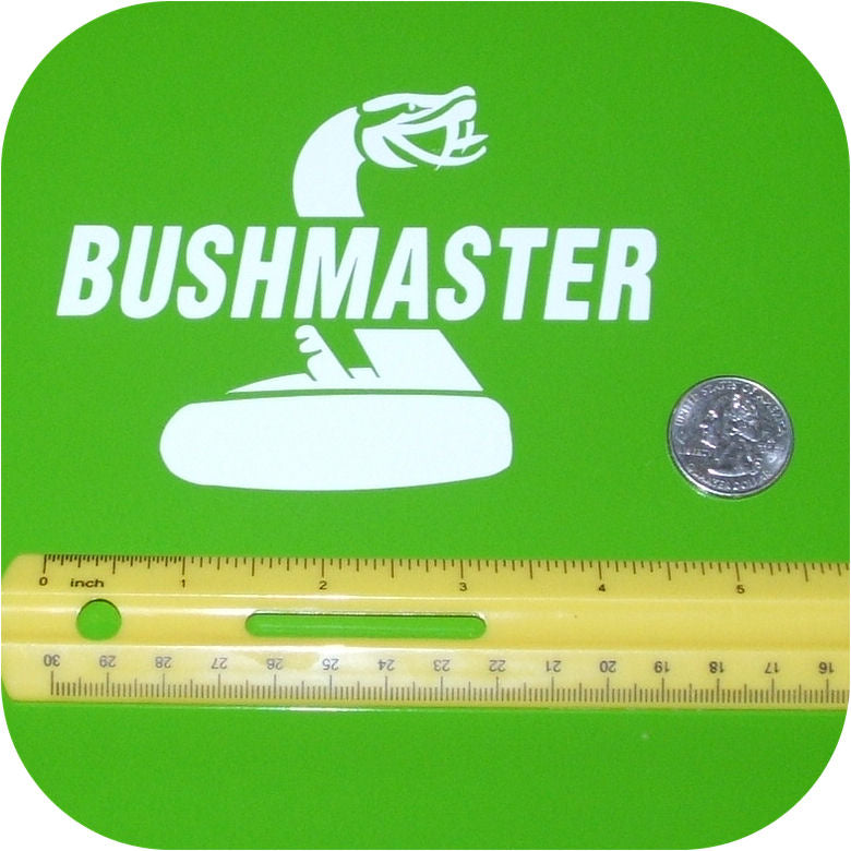 BUSHMASTER Vinyl Sticker Gun M4 AR15 Upper Lower Carbine ACR Magazine 223 556-19448