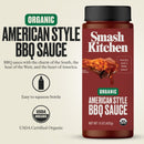 2 BOTTLES Organic Smash Kitchen American Style BBQ Sauce 15 oz Barbecue