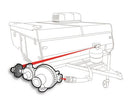 POL Horizontal Two Stage Propane Regulator Camper Travel Trailer RV Popup LP-20660