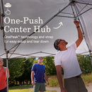 Coleman Oasis Lite 10x10 Pop-Up Canopy - one-push OnePeak center hub