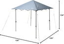 Coleman Oasis Lite 10x10 Pop-Up Canopy - dimensions 104 x 104 in