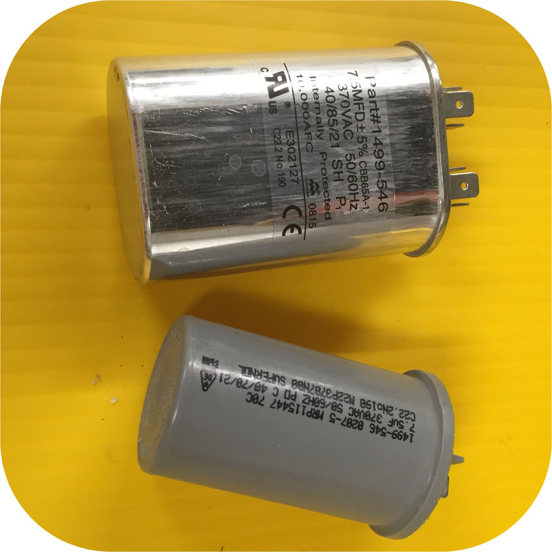 Coleman Mach AC Air Conditioner Fan Capacitor 7.5 Mfd 370V Pop Up Camper Popup-21505