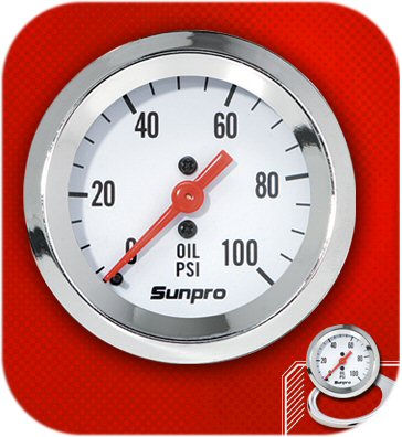 Bosch 2" mechanical oil pressure gauge Ford SBC Mopar Chevy Ford Pump Pan Crank-8744