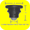 Locking Gas Cap BMW 70 2002 tii 2800 Volvo 142 144 145-9698