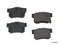 Rear Brake Pads Honda Accord EX DX LX 90-02 Prelude Si-0