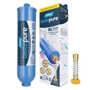 Camco TastePURE XL Water Filter KDF with Flexible Hose Protector Camper RV Parts
